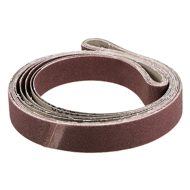 uxcell 1 x 42 Inch Sanding Belt 180 Grit Sand Belts for Belt Sander 5pcs